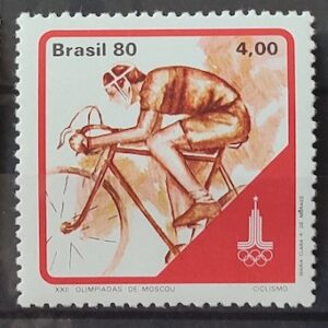 C 1153 Selo Olimpiadas de Moscou URSS Tiro ao Alvo Ciclismo Canoagem 1980 Serie Completa 1