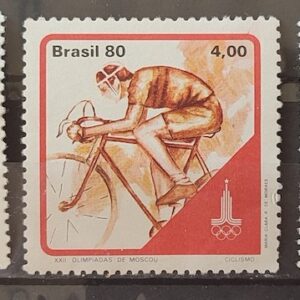 C 1153 Selo Olimpiadas de Moscou URSS Tiro ao Alvo Ciclismo Canoagem 1980 Serie Completa 2