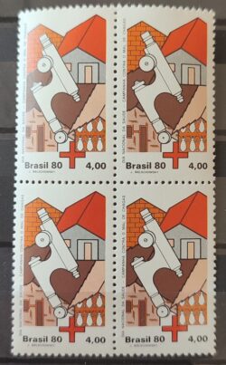 C 1159 Selo Campanha Contra o Mal de Chagas Saude 1980 Quadra