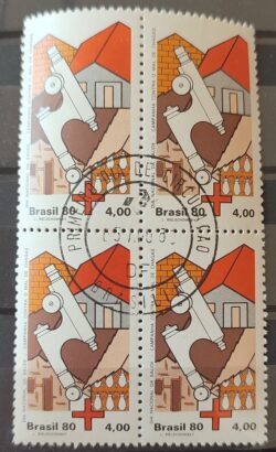 C 1159 Selo Campanha Contra o Mal de Chagas Saude 1980 Quadra CPD BSB