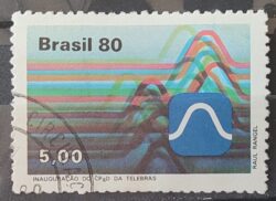 C 1172 Selo Telebras Comunicacao 1980 Circulado 1