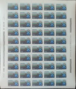 C 1172 Selo Telebras Comunicacao 1980 Folha