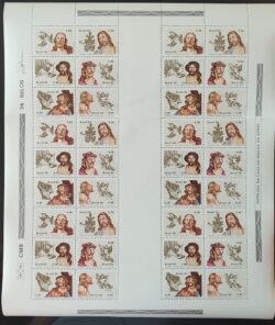 C 1177 Selo Arte Aleijadinho Escultura Jesus Religiao 1980 Folha