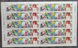 C 1921 Selo Ayrton Senna Formula 1 Carro 1994 Folha