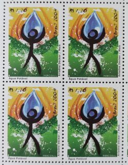 C 2565 Selo Agua Potavel Meio Ambiente Mercosul 2004 Quadra