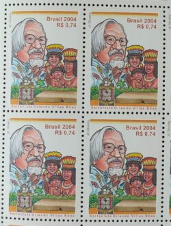 C 2566 Selo Sertanista Orlando Villas Boas Indio 2004 Quadra