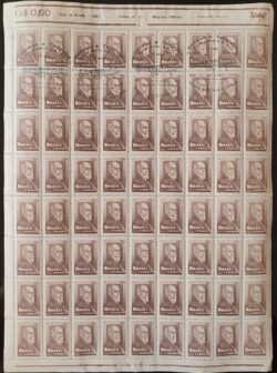 C 275 Selo Centenario do Maestro Henrique Oswald Musica 1952 Folha e CBC RJ