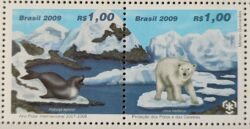 C 2778 Selo Ano Polar Internacional Foca Urso Antartida 2009