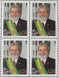 C 3077 Selo Presidente Lula 2011 Quadra