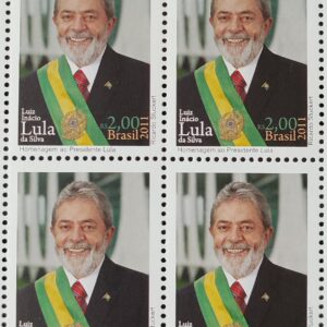 C 3077 Selo Presidente Lula 2011 Quadra