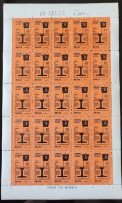 C 547 Selo Aniversario Companhia Siderurgica Nacional Industria 1966 Folha