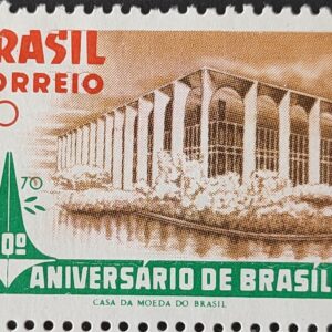 C 669 Selo Aniversario de Brasilia 1970 Serie Completa
