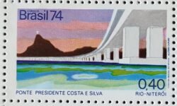 C 834 Selo Ponte Rio Niteroi Arquitetura 1974