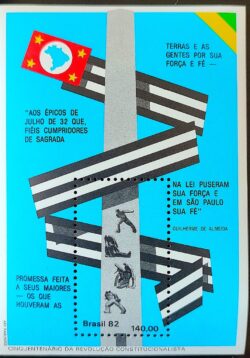 B 52 Bloco Cinquentenario Revolucao Constitucionalista Bandeira 1982
