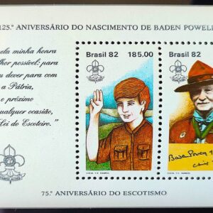 B 53 Bloco 75 Anos Escotismo Baden Powell 1982
