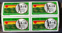 C 1184 Selo Agricultura Economia Mercado 1981 Quadra