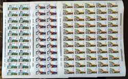 C 1186 Selo Jamboree Escoteiro Escotismo 1981 Serie Completa Folha