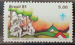 C 1188 Selo Jamboree Escoteiro Escotismo 1981