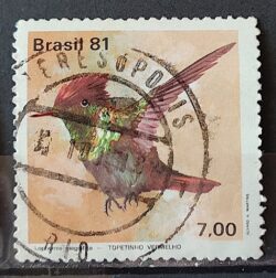 C 1197 Selo Fauna Ave Passaro Beija Flor 1981 Circulado 2