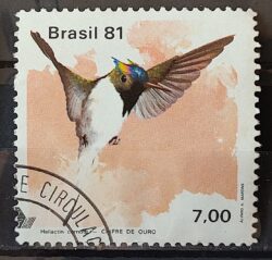 C 1198 Selo Fauna Ave Passaro Beija Flor 1981 Circulado 1
