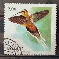 C 1200 Selo Fauna Ave Passaro Beija Flor 1981 Circulado 1