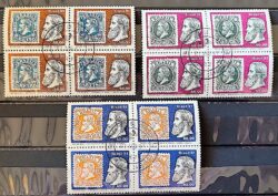 C 1210 Selo Centenario Emissao Dom Pedro Dia do Selo Filatelia Servico Postal 1981 Serie Completa Quadra CPD RJ