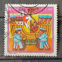 C 1215 Selo Folguedos e Bailados Populares Musica 1981 Circulado 16