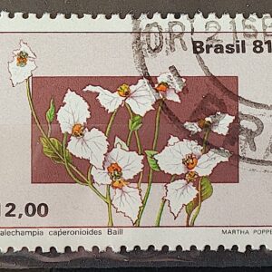 C 1218 Selo Flora Brasileira Planalto Central Flor Cerrado 1981 Circulado 1