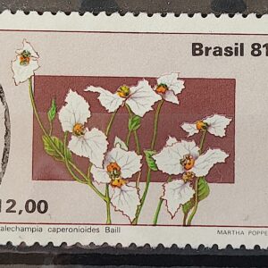 C 1218 Selo Flora Brasileira Planalto Central Flor Cerrado 1981 Circulado 3