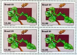 C 1219 Selo Flora Brasileira Planalto Central Flor Saude Cerrado 1981 Quadra