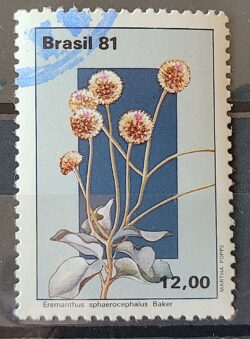 C 1220 Selo Flora Brasileira Planalto Central Flor Saude Cerrado 1981 Circulado 1