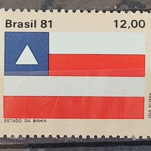 C 1232 Selo Bandeira Estados do Brasil Bahia 1981 1