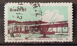 C 1238 Selo Escola Federal de Engenharia de Itajuba Educacao 1981 Circulado 5