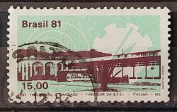 C 1238 Selo Escola Federal de Engenharia de Itajuba Educacao 1981 Circulado 6