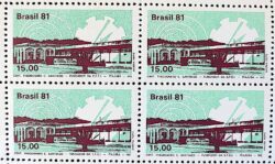 C 1238 Selo Escola Federal de Engenharia de Itajuba Educacao 1981 Quadra