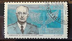 C 1243 Selo Brigadeiro Eduardo Gomes Militar 1982 Circulado 1