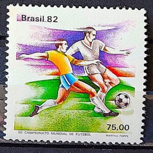 C 1245 Selo Copa do Mundo de Futebol Espanha 1982 1