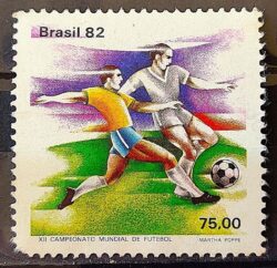 C 1245 Selo Copa do Mundo de Futebol Espanha 1982 2