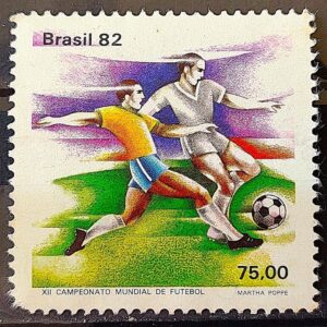C 1245 Selo Copa do Mundo de Futebol Espanha 1982 2