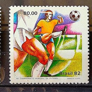 C 1245 Selo Copa do Mundo de Futebol Espanha 1982 Serie Completa