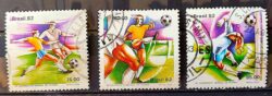 C 1245 Selo Copa do Mundo de Futebol Espanha 1982 Serie Completa Circulado 1