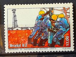 C 1253 Selo Monteiro Lobato Petroleo Energia Economia 1982