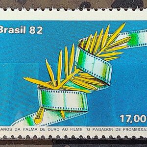 C 1264 Selo 20 Anos Palma de Ouro Filme O Pagador de Promessas Cinema 1982