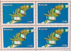 C 1264 Selo 20 Anos Palma de Ouro Filme O Pagador de Promessas Cinema 1982 Quadra