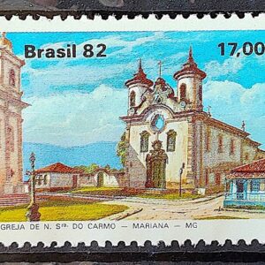 C 1267 Selo Turismo Barroco Mineiro Igreja Religiao N S do Carmo 1982