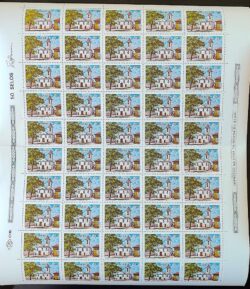 C 1268 Selo Turismo Barroco Mineiro Igreja Religiao Rosario 1982 Folha