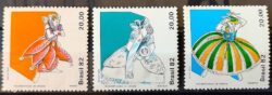 C 1274 Selo Indumentarias de Orixas Religiao 1982 Serie Completa
