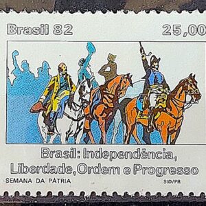 C 1279 Selo Semana da Patria Cavalo 1982