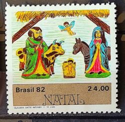 C 1290 Selo Natal Religiao 1982