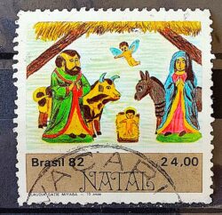 C 1290 Selo Natal Religiao 1982 Circulado 2